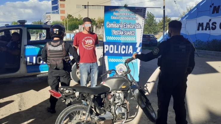 Operativo de seguridad en Ezeiza